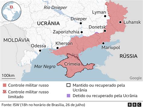 Guerra Da Ucr Nia Mapas Que Explicam O Conflito