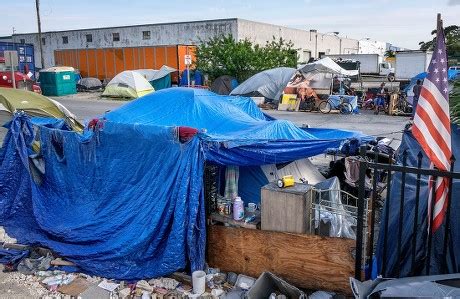View Sex Offenders Encampment Nearly Editorial Stock Photo Stock