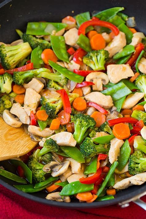 Easy Chicken And Vegetable Stir Fry Fast And Easy One Pan Meal