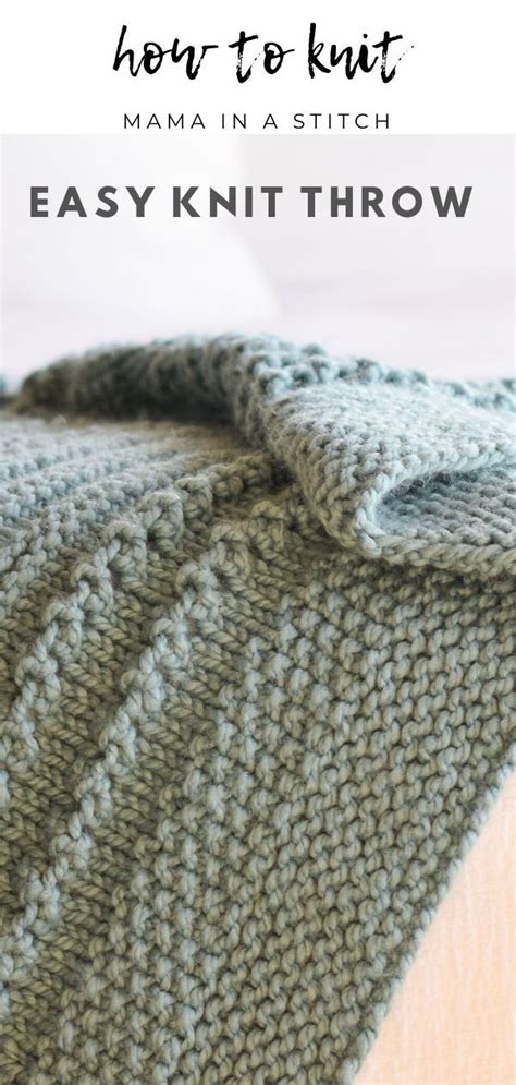 Winter Cuddler Throw Blanket Knitting Pattern Mama In A Stitch Knit Throw Blanket Pattern