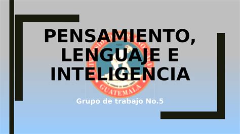 Pensamiento Lenguaje E Inteligencia Diapositivas De Psicología Docsity