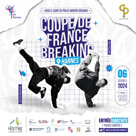 Coupe de France Breaking à Harnes Fédération Française de Danse FFD