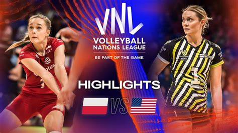 POL Vs USA Highlights Final 3 4 Women S VNL 2023