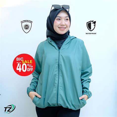 Jual Jaket Olahraga Parasut Pria Wanita Anti UV Waterproof Running