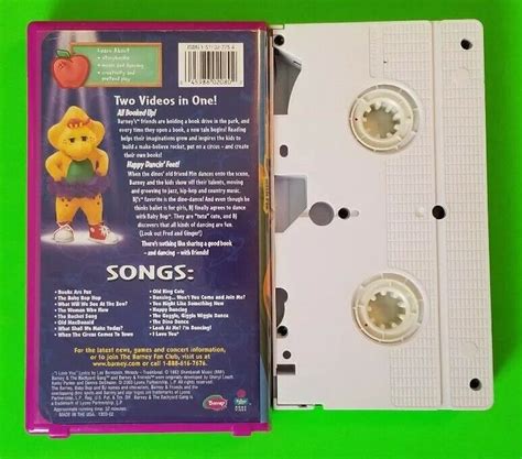 Barneys Read With Me Dance With Me Vhs Rare Clamshell Never Seen On Tv 45986020802 Ebay