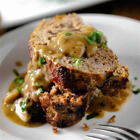 Old Fashioned Meatloaf Recipe With Brown Gravy And Cream Deporecipe Co