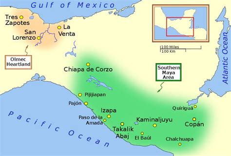 A Map Of Mexico Showing The Major Cities