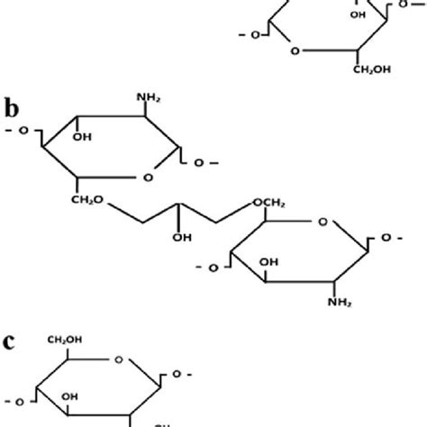 Schematic Representation Of The Crosslinked Chitosan Using A Gla B Ech