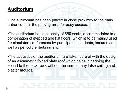 Architecture Case Study Iim Ahemdabad Ppt