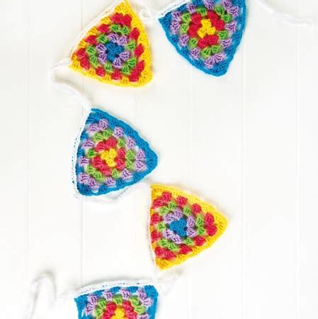 Granny Triangle Bunting Top Crochet Patterns