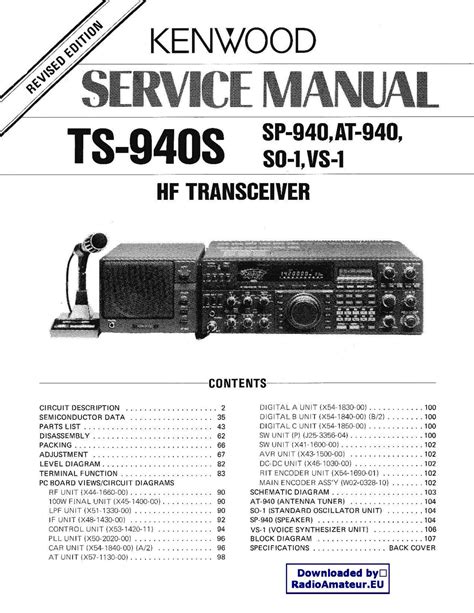 Kenwood Ts 450s Service Manual