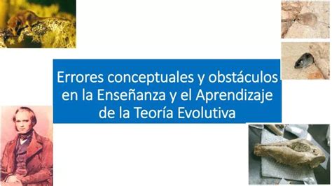 PPT Errores conceptuales y obstáculos en la Enseñanza y el