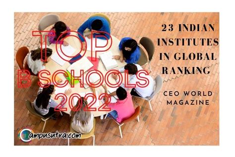 Top 170 B Schools From 156 Countries Rankings 2022 By Ceoworld Magazine