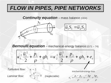 Ppt Flow In Pipes Pipe Networks Continuity Equation Mass Balance