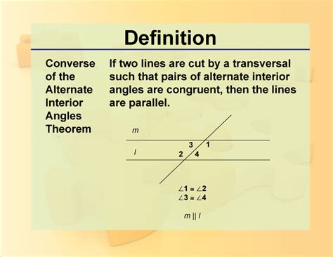 Alternate Interior Angle Converse Theorem Proof Home Alqu