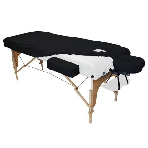 Drap Housse En éponge Pour Table De Massage Confort Plus Noir