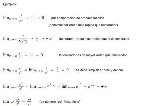 Mqfpresentaciones Ejercicios C Lculo Ordenes De Infinitos