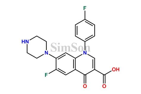 Sarafloxacin CAS No 98105 99 8 Simson Pharma Limited