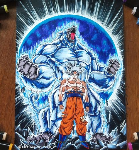 Drawing Goku Ultra Instinct Great Ape Oozaru Dragon Ball Art Goku