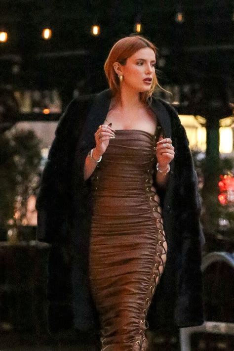 Bella Thorne Flaunts Beautiful Body In Sexy Dress Out In New York Hot