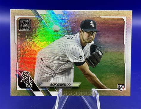 Topps Dane Dunning Rookie Card Rc Rainbow Foil Chicago White