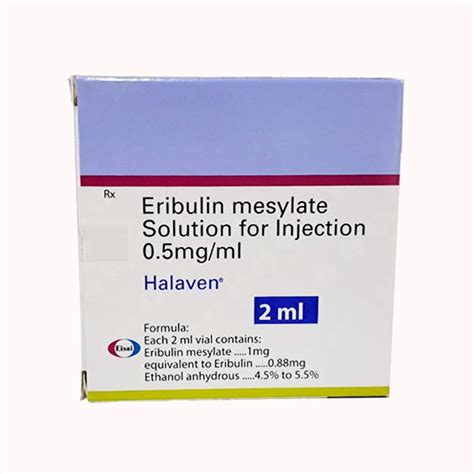 Halaven Ml Eribulin Mesylate Solution For Injection