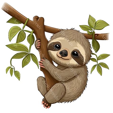 Sloth Clip Art