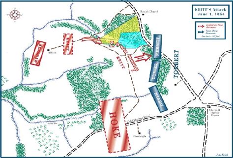 Battle Of Cold Harbor Map - Maping Resources