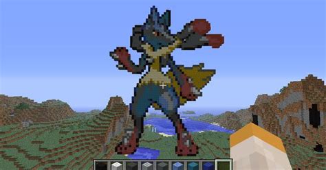 Mega Lucario Pixel Art