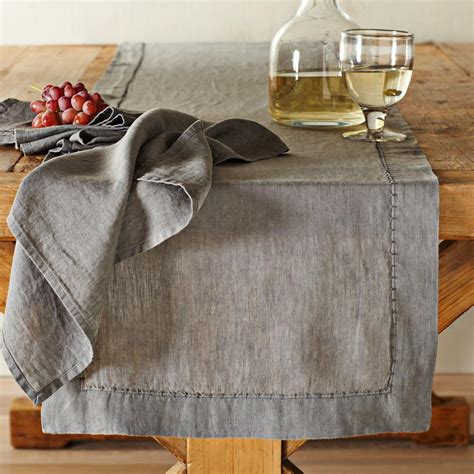 Italian Washed Linen Table Runner | Williams Sonoma AU