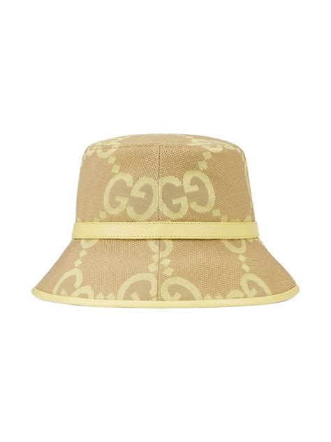 Gucci Jumbo Gg Canvas Bucket Hat Farfetch