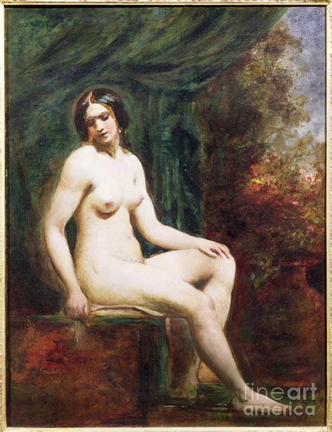 Seated Female Nude Painting By William Etty Fine Art America