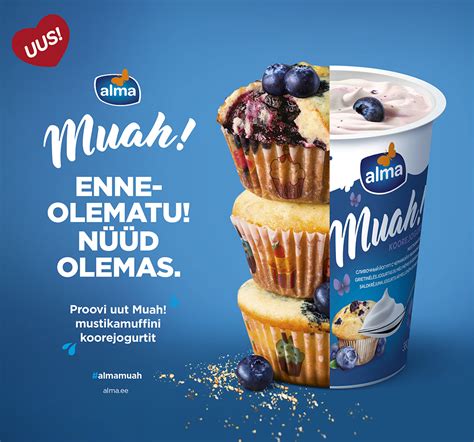 Alma Muah Blueberry Muffin Yoghurt Division