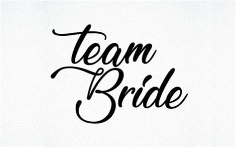 Team Bride Svg