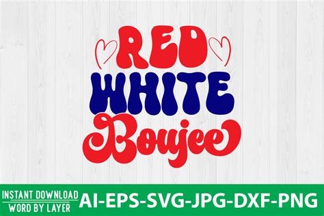 Red White Boujee Graphic By Jpstock Creative Fabrica