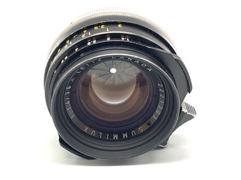 【中古：a 美品 】ライカ ズミルックスm 35mm F1 4 ブラックストッパー付 ブラック 2119340928467 中古カメラ