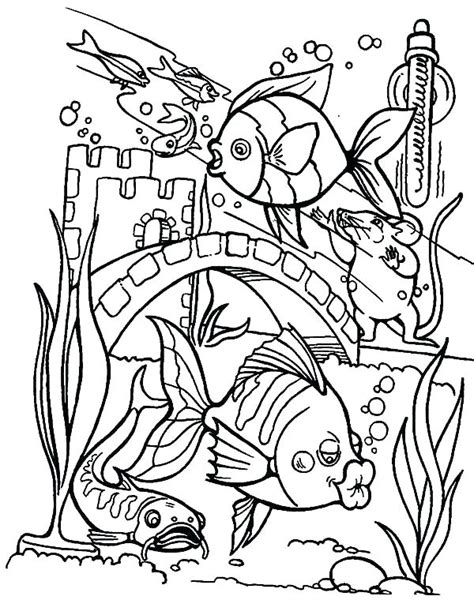 Aquarium Coloring Pages - Best Coloring Pages For Kids