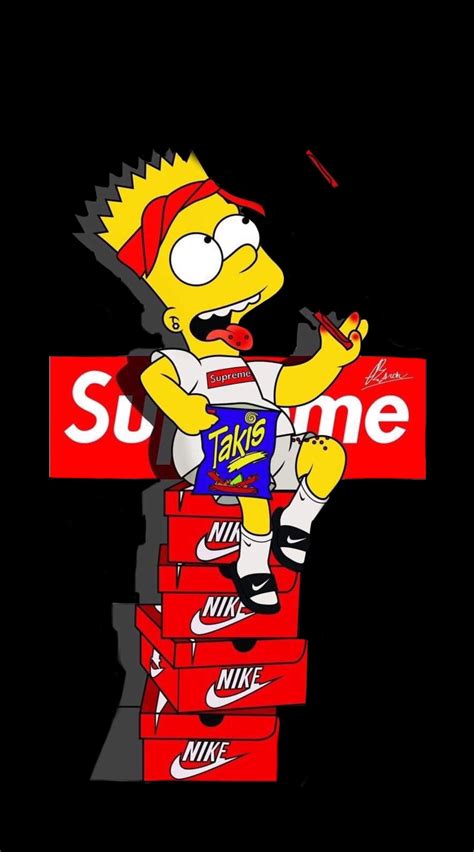 Bart Nike Wallpapers Wallpaper Cave