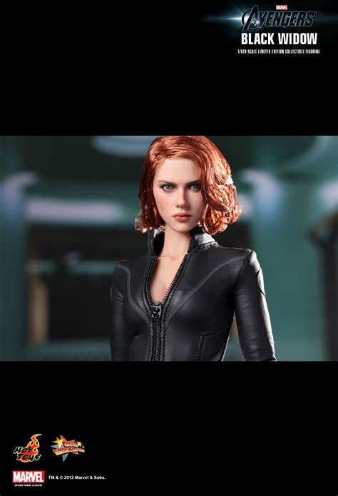 The Avengers Black Widow Hot Toys Machinegun