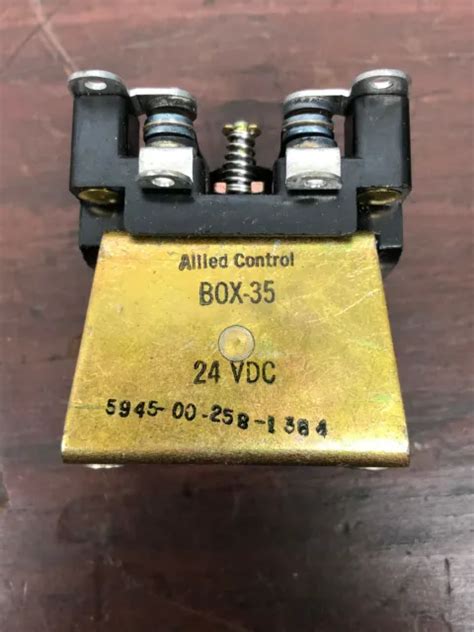 NOS ALLIED CONTROL Box35 Relay 24 Vdc 5945 00 258 1364 EUR 18 75