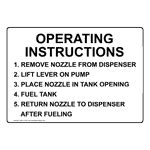 Fuel Tank Labels Safety Signs from ComplianceSigns.com