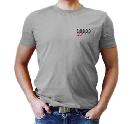 Audi Shirt Bestickt Logo Auto Auto Geschenk Kleidung Etsy