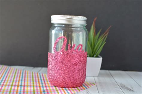 Diy Glitter Mason Jar For Tealight Candles Pencils And More Best Of Life Magazine