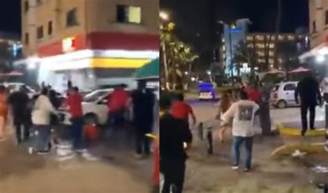 Video Se Desata Batalla Campal En La Zona Dorada De Mazatlán