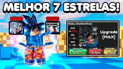 PERFEITO CONSEGUI O NOVO GOKU INSTINTO SUPERIOR 7 ESTRELAS NO ALL STAR