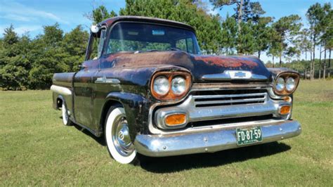 Chevy Apache Fleetsite Pickup Patina For Sale Photos Technical