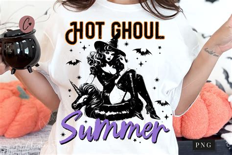Hot Ghoul Summer Witch PNG Graphic By Christine Fleury Creative Fabrica