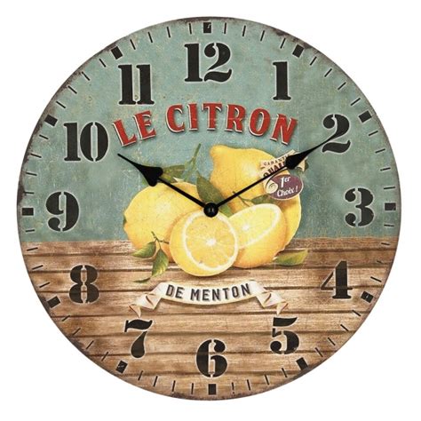 Horloge Murale En Bois Vintage Maison Du Bois