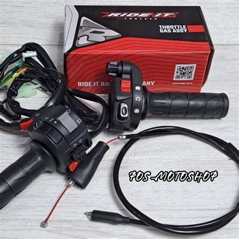 Jual Gas Kontan Spontan Ksr Mitsuyo Ride It Nyala Lampu Plus Handgrip