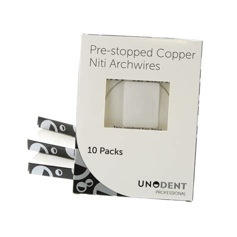 UnoDent Professional Copper NiTi 18x25 Euro II Uno Pack Orthodontics